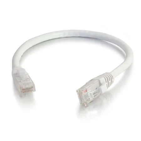 C2G 83486 Netværkskabel - 1 m - Cat6 - Hvid - U/UTP (UTP) - RJ-45