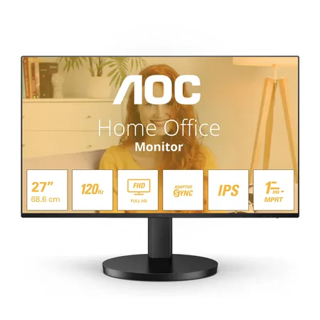 AOC B3 27B3HA2 Skærm – 27″ – IPS – Full HD – 120 Hz – 4 ms fra Føniks Computer