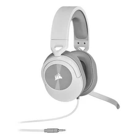 Corsair HS55 SURROUND Headset - Ledningsført - Supraaural - Hvid - 284 g