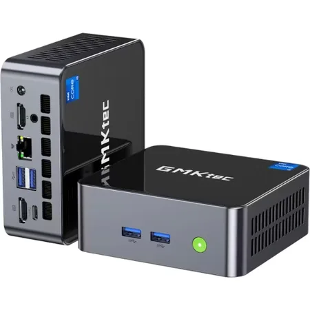 Føniks GMK Mini PC M3 - Intel Core i5 12450H - 16GB DDR4 - Intel UHD Grafik - 512GB SSD - WiFi - BT - Windows 11 Pro installeret og køreklar