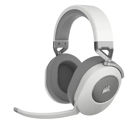 Corsair HS65 Headset - Trådløs - Circumaural - Hvid - 591 g