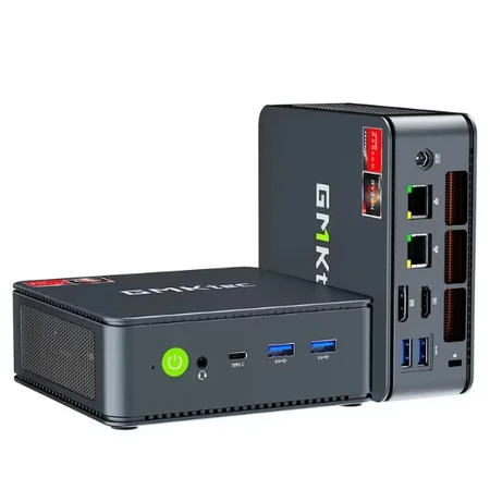 Føniks GMK Mini PC M6 Ultra - AMD Ryzen 5 7640HS - 32GB DDR5 - AMD Radeon 760M Graphics - 1TB SSD - WiFi - BT - Windows 11 Pro installeret og køreklar