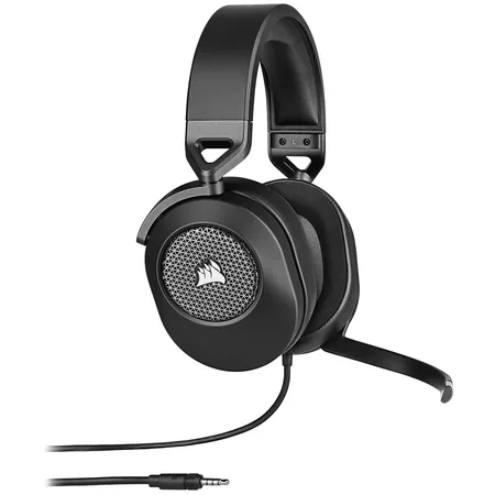 Corsair HS65 SURROUND Headset - Ledningsført - Supraaural - Kulfiber - 282 g
