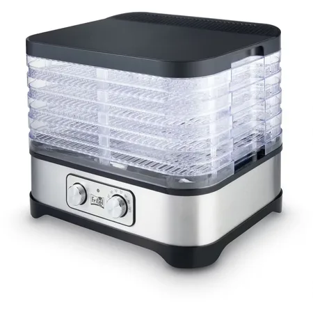 FRITEL DH 2025 Fødevaretørrer - 5 bakker - 250 W - Rustfrit stål - 260 mm