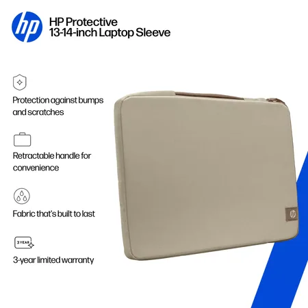 Hewlett-Packard Protective 13-14-inch Laptop Sleeve Tasker - Etui - 230 g - Vandtæt