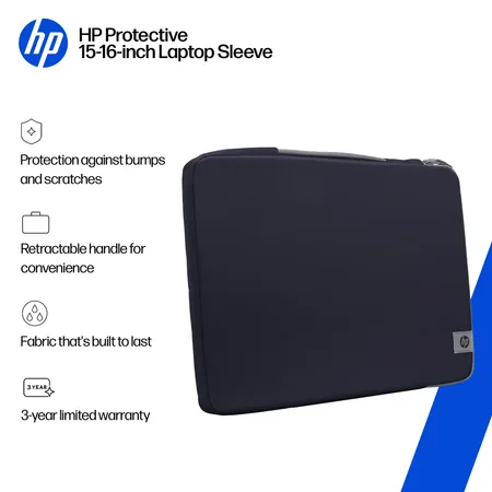 Hewlett-Packard Protective 15-16-inch Laptop Sleeve Tasker - Sleeve case - 16" - Universal