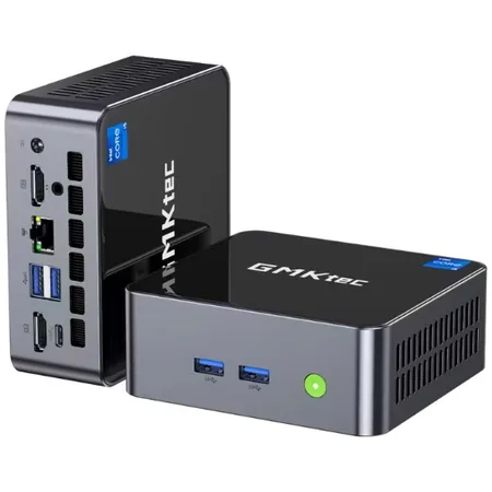 Føniks GMK Mini PC M2 Pro - Intel Core i7 1195G7 - 32GB DDR4 - Intel Iris Xe Graphics G7 - 512GB SSD - WiFi - BT - Windows 11 Pro installeret og køreklar